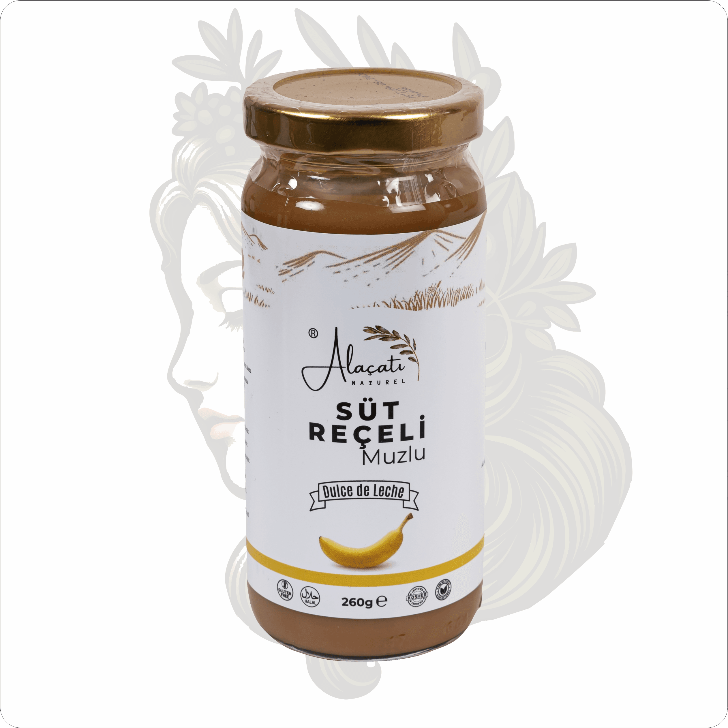 ALAÇATI NATUREL MUZLU SÜT REÇELİ 260 GR