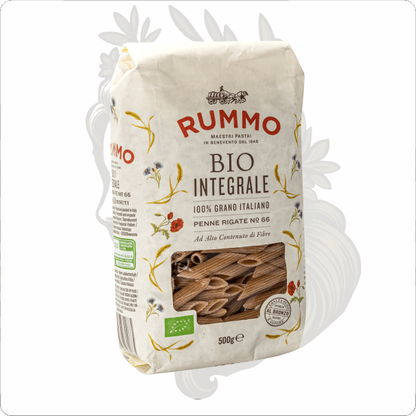 İTHAL RUMMO 500 GR ORGANİK KEPEKLİ PENNE RİGATE