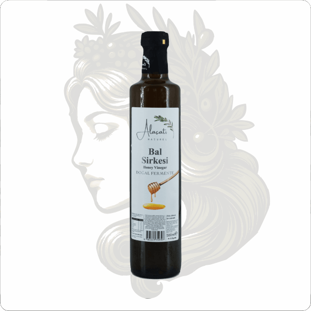 ALAÇATI NATUREL 500 ML BAL SİRKESİ