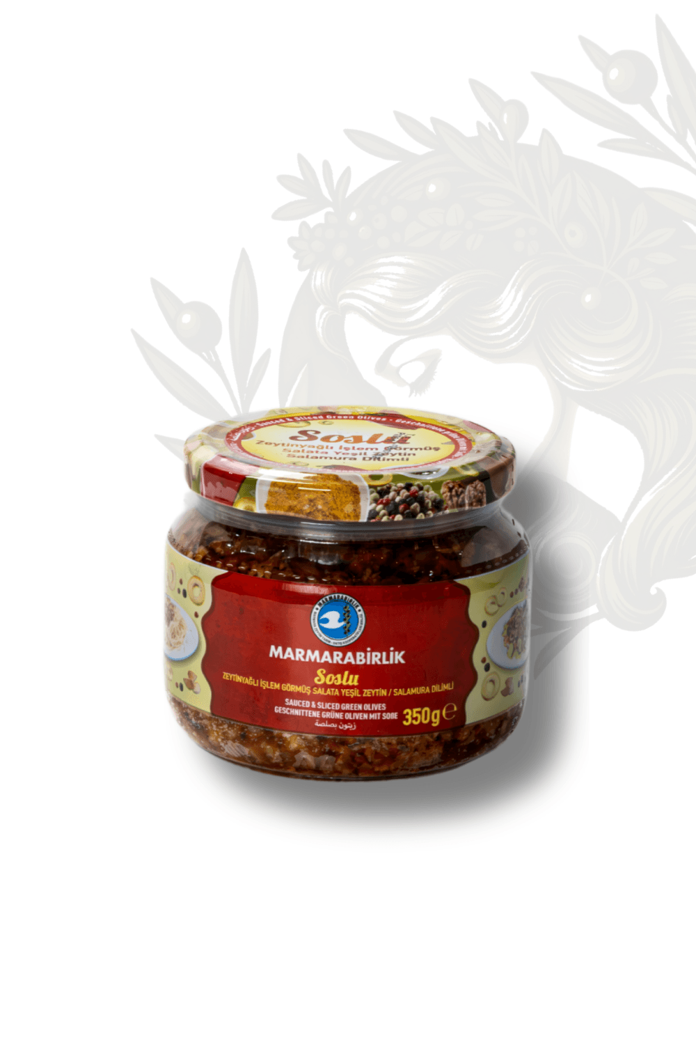 MARMARABİRLİK SOSLU ZEYTİN SALATASI 350 GR