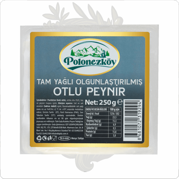 POLONEZKÖY VAN OTLU PEYNİR 250 GR