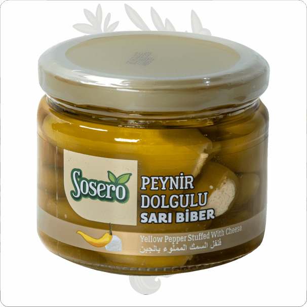 SOSERO PEYNİR DOLGULU SARI BİBER 300 CC