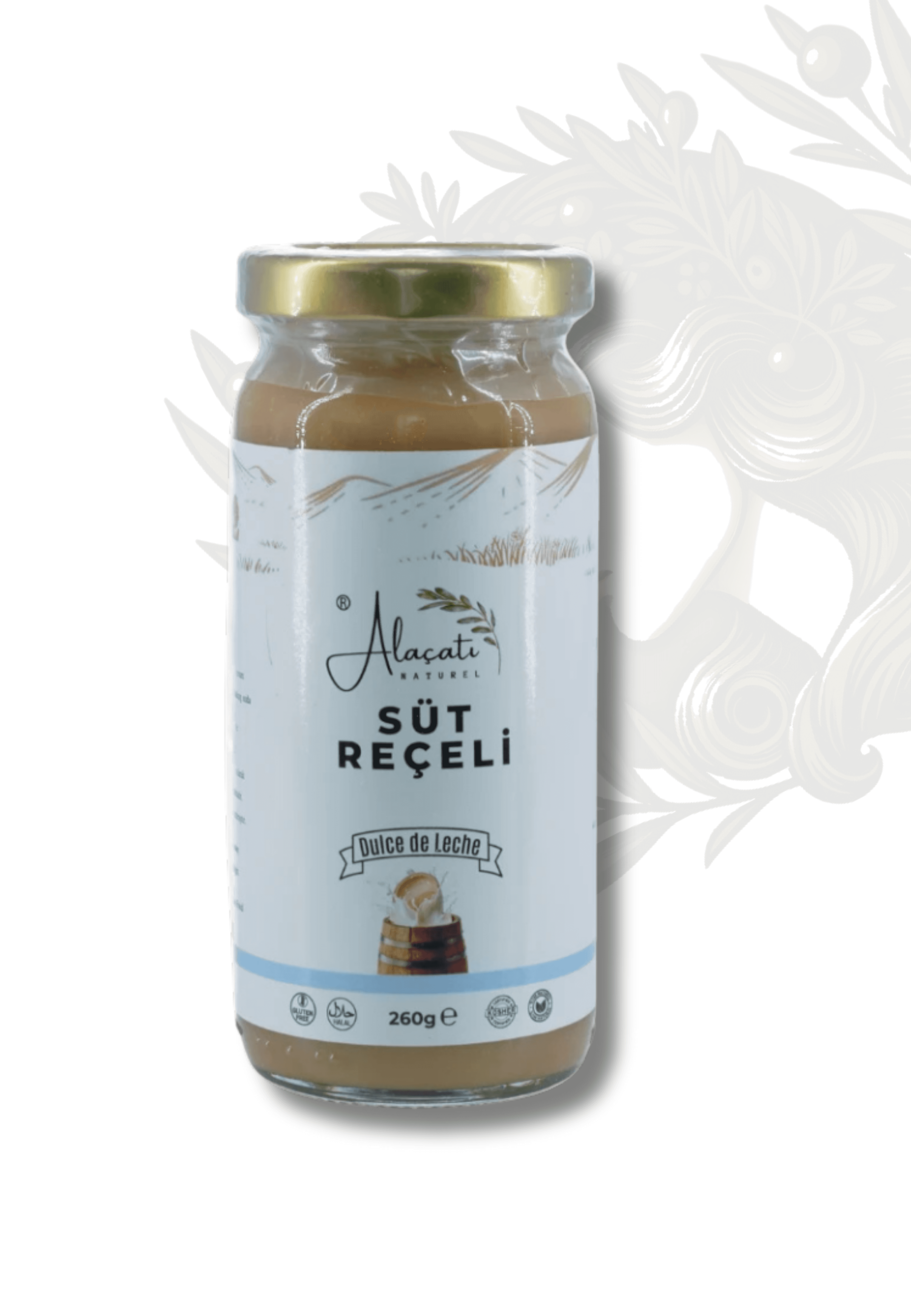 ALAÇATI NATUREL 260 GR SADE SÜT REÇELİ