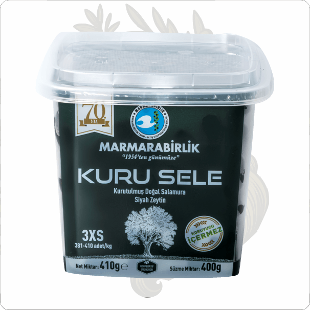 MARMARABİRLİK KURU SELE ZEYTİN XS3 KÜÇÜK TANELİ