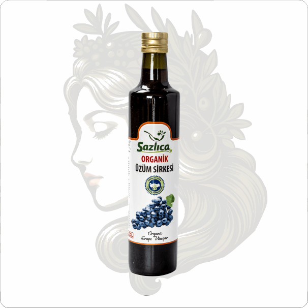 SAZLICA ORGANİK ÜZÜM SİRKESİ 500ML