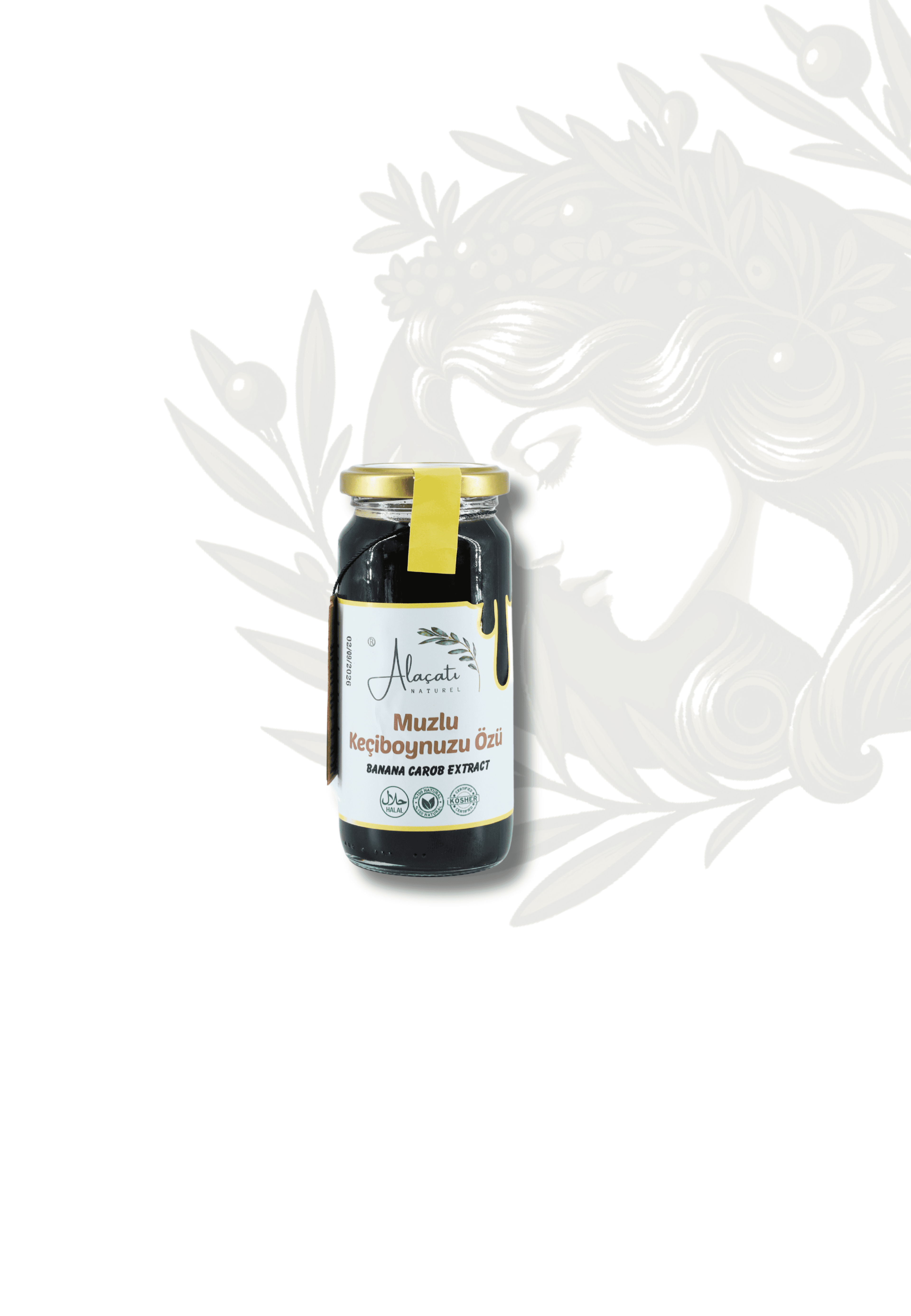ALAÇATI NATUREL 300 GR MUZLU KEÇİBOYNUZU ÖZÜ