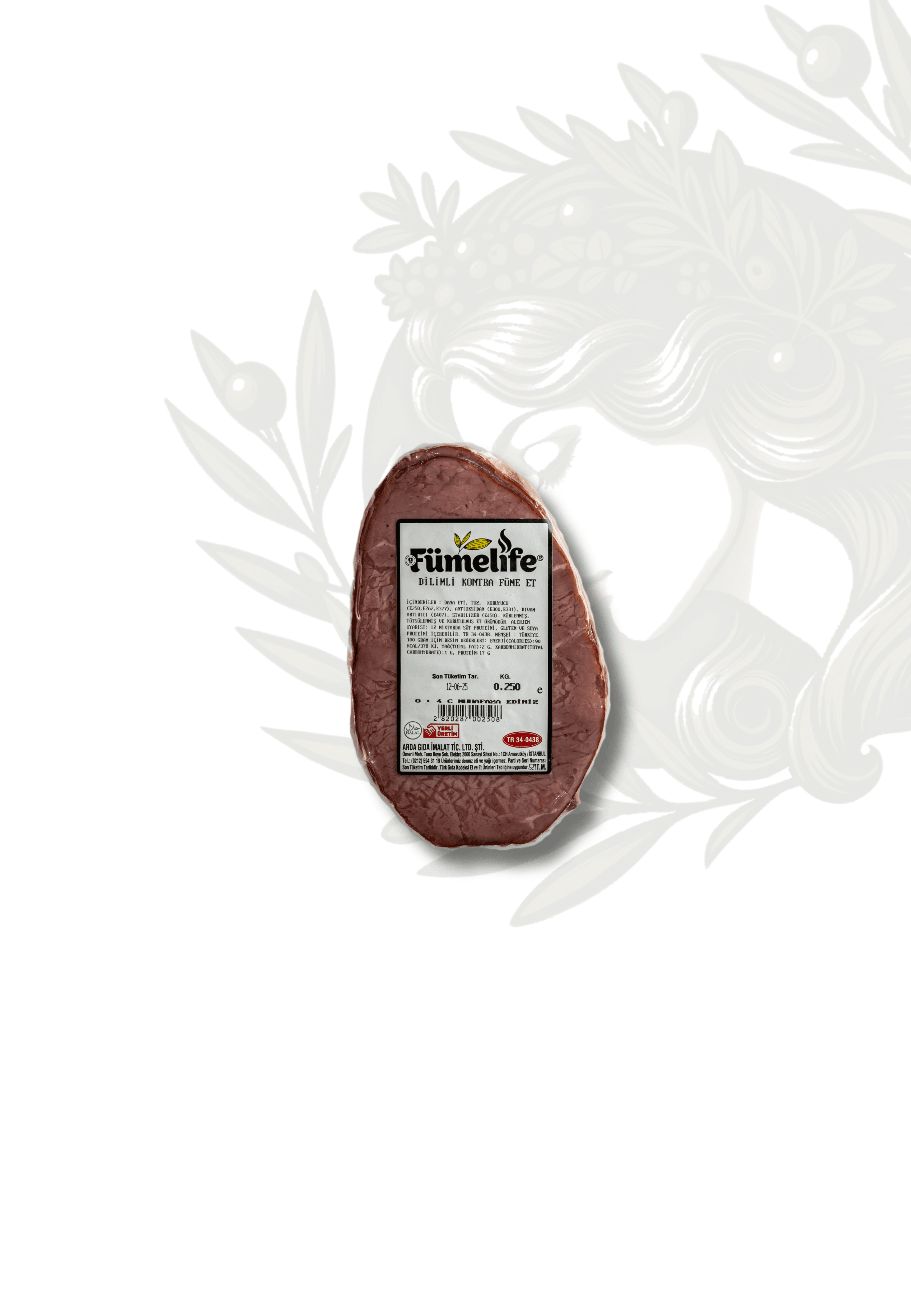 FÜMELİFE DİLİMLİ KONTRA FÜME ET 250 GR