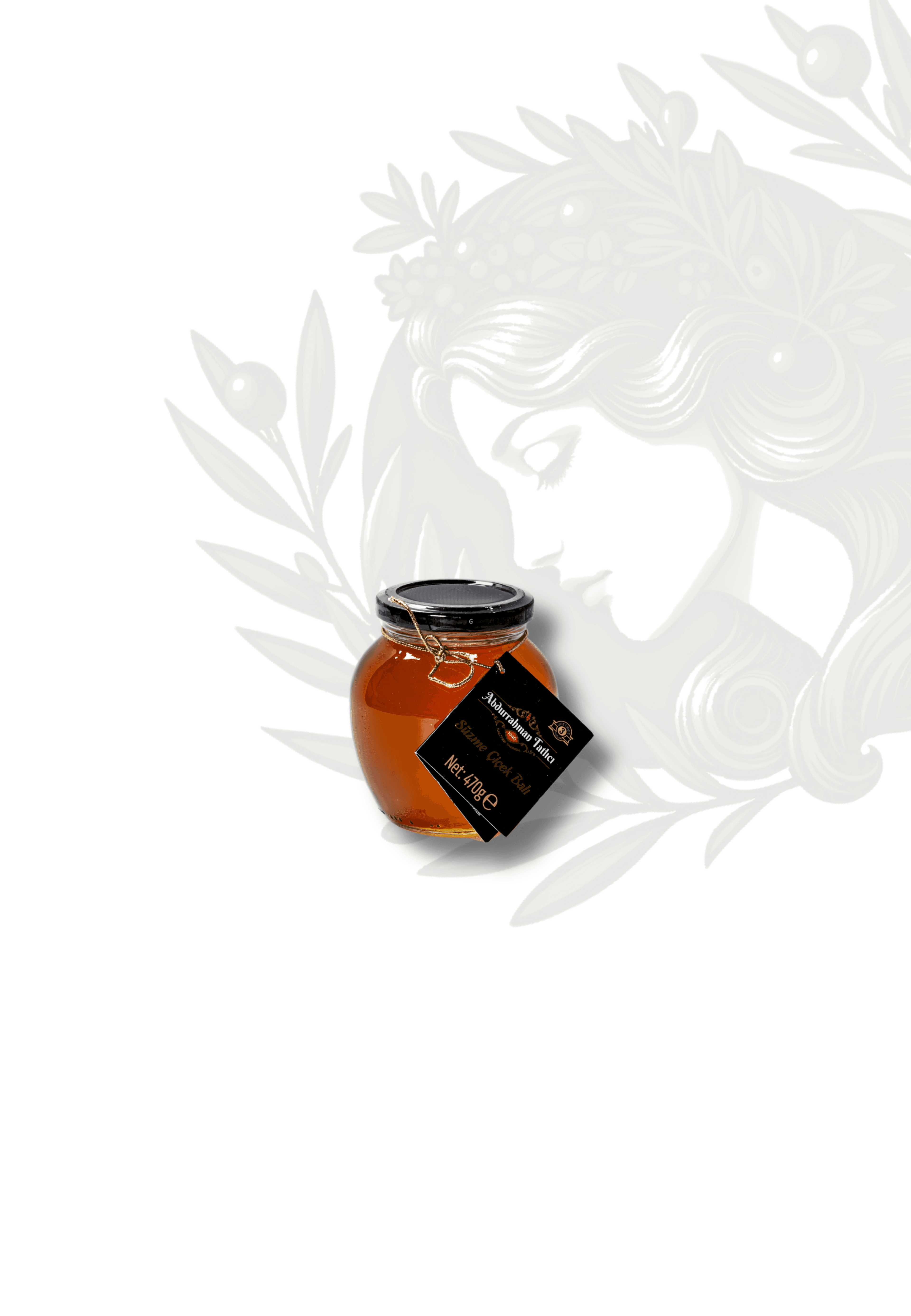 ABDURRAHMAN TATLICI 470 GR SÜZME ÇİÇEK BALI CAM