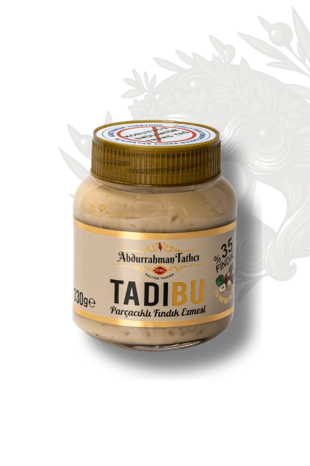 ABDURRAHMAN TATLICI TADIBU PARÇACIKLI FINDIK EZMESİ 330 GR