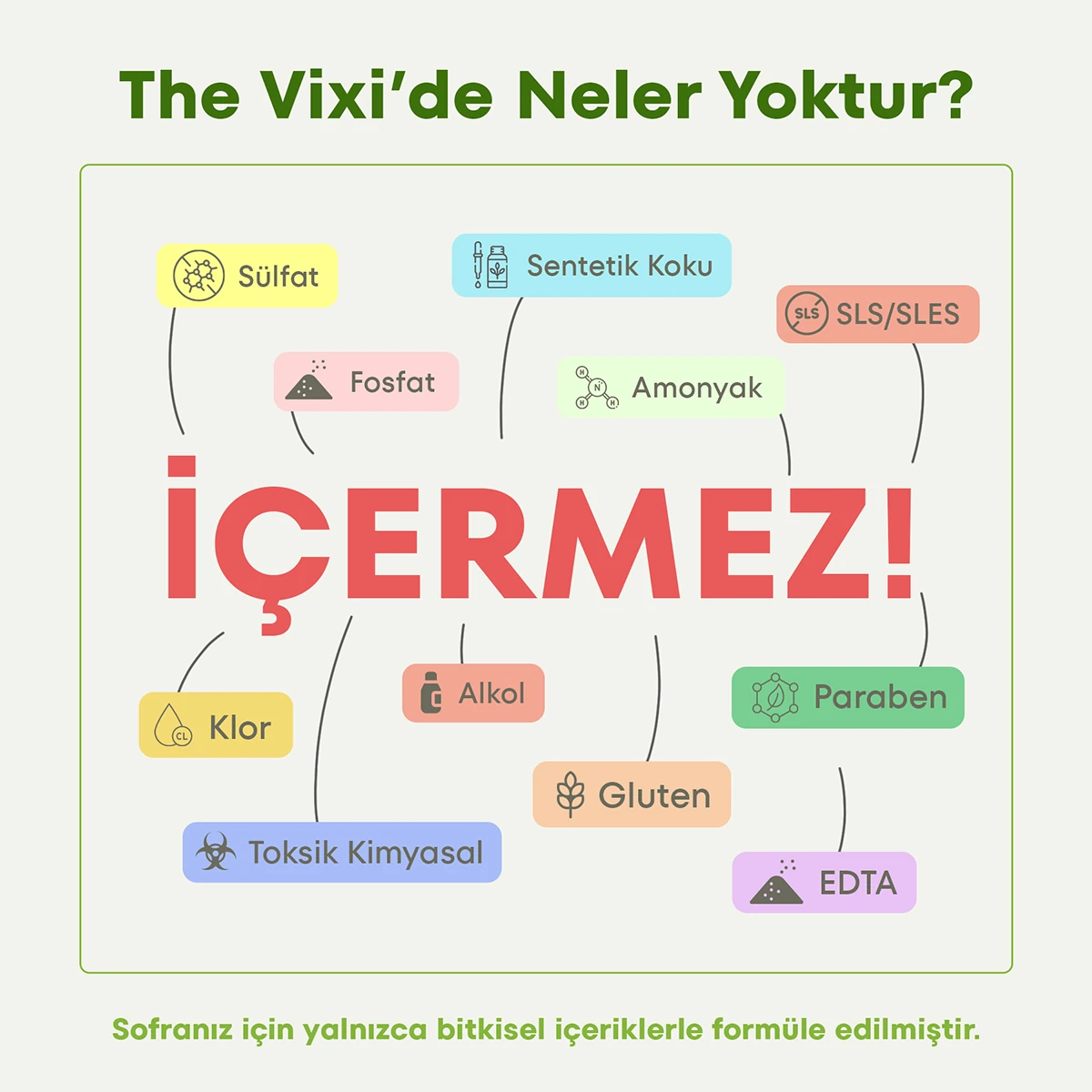 The Vixi Meyve & Sebze Yıkama Solüsyonu