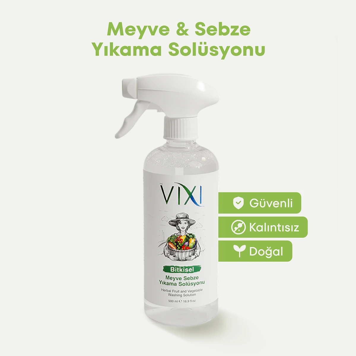 The Vixi Meyve & Sebze Yıkama Solüsyonu