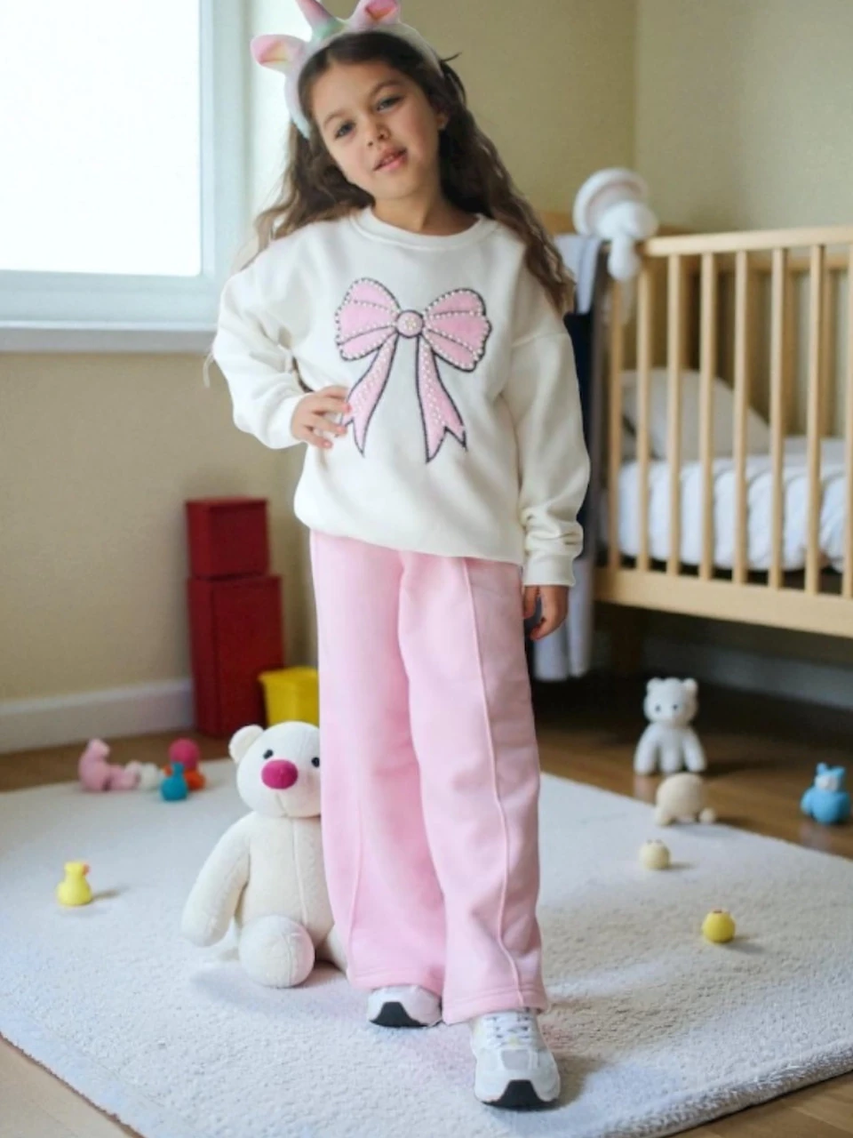 KURDELALI İNCİ DETYALI TAKIM 