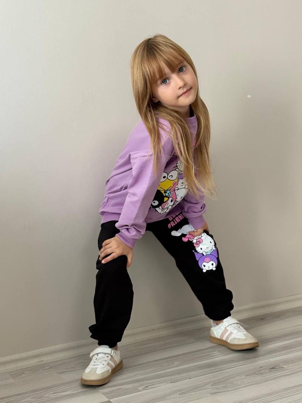 KROMİ/ Hello kitty baskılı kız takım 
