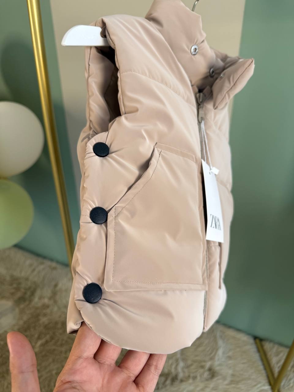 ZARA MODEL ŞİŞME YELEK 