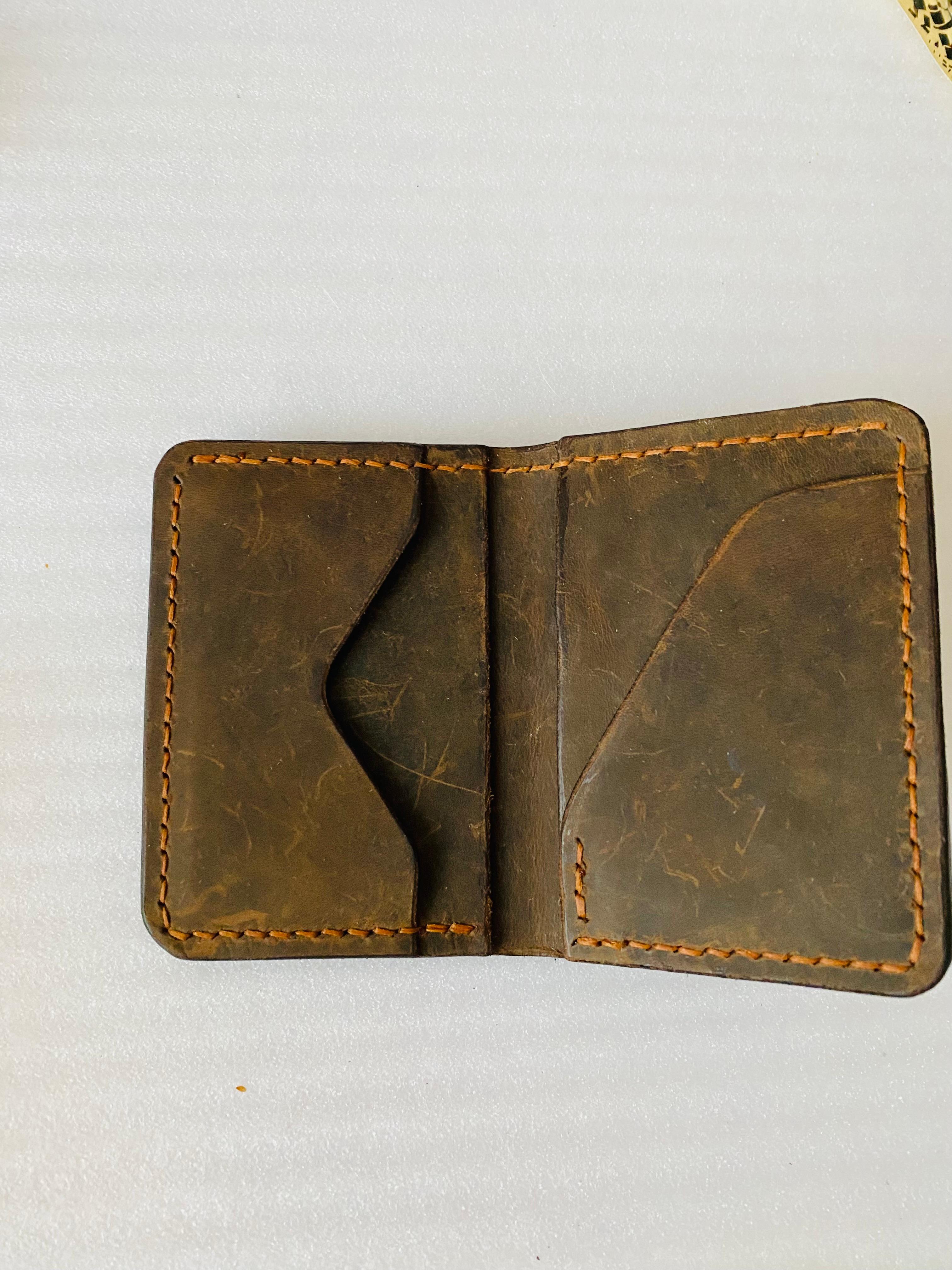 El Yapımı Deri Cüzdan