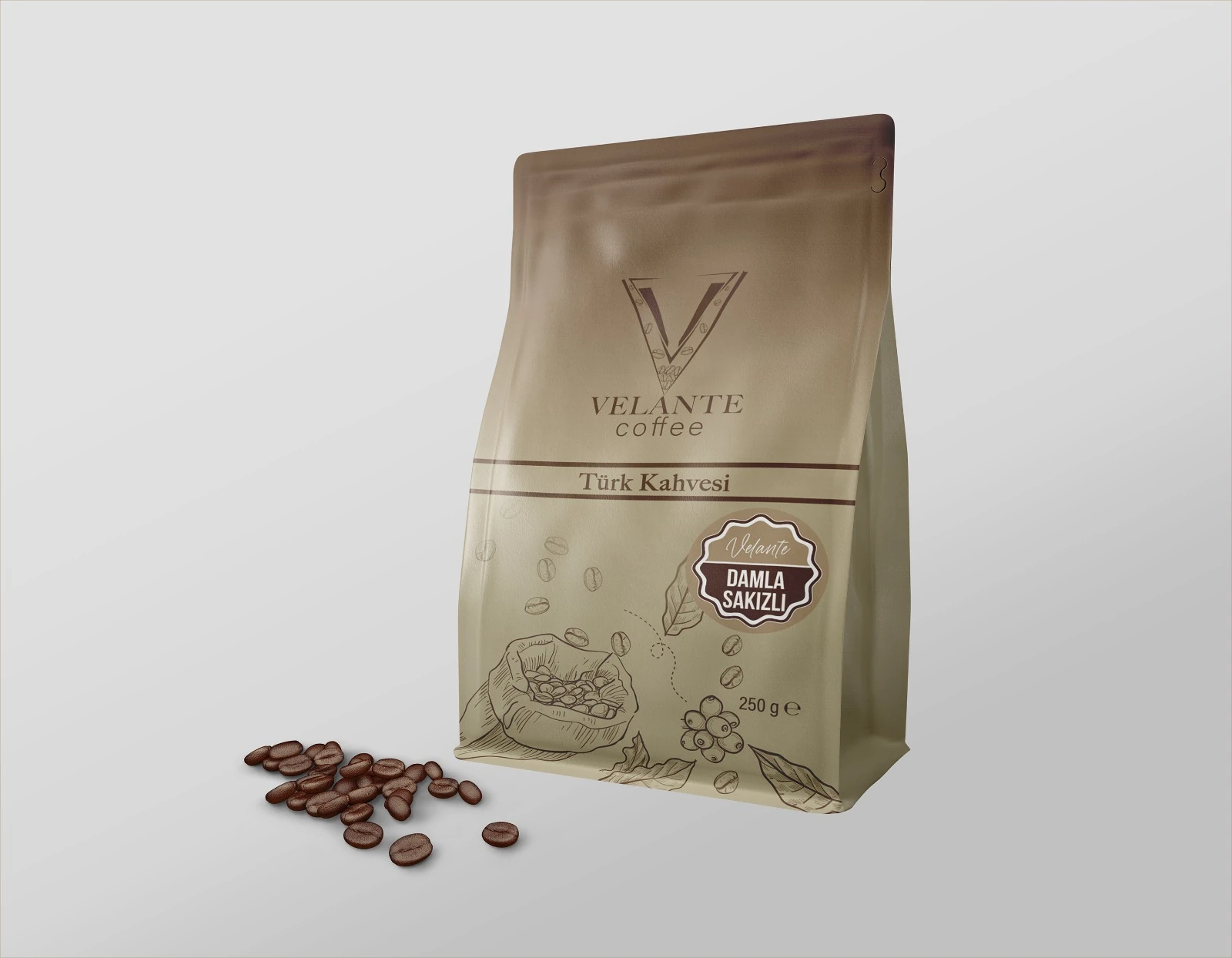 Velante Damla Sakızlı Türk Kahvesi