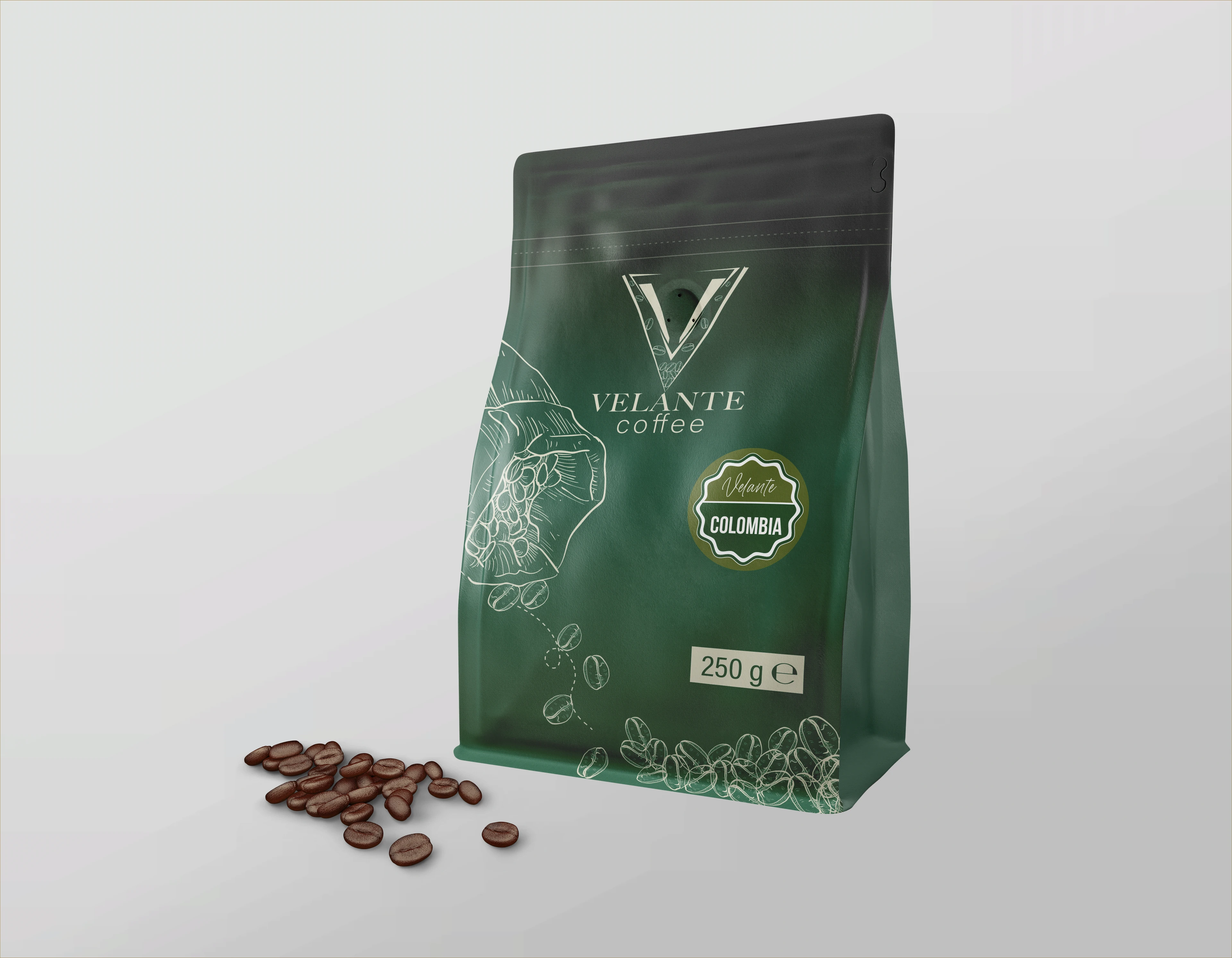 Velante Öğütülmüş Colombia Coffee