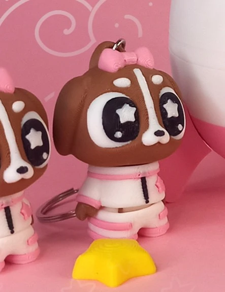 Hareketli Köpek Anahtarlık