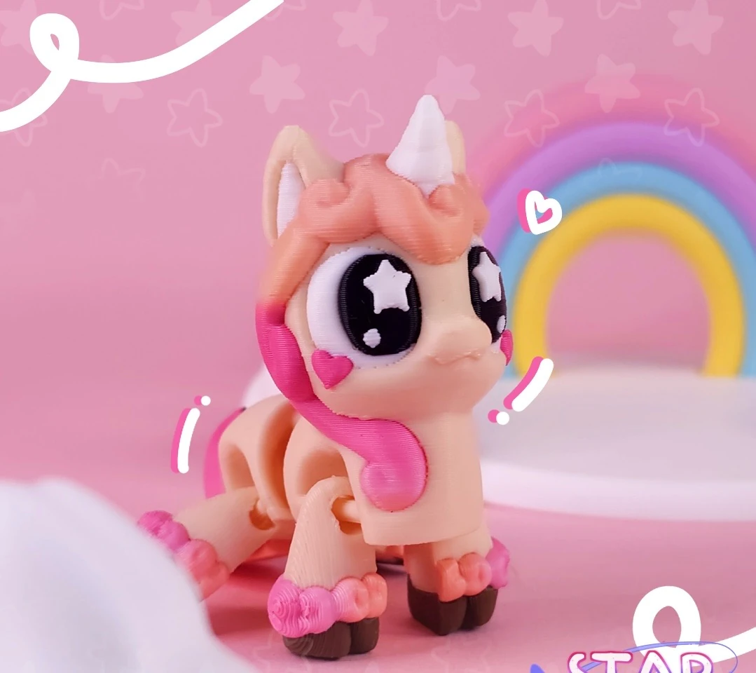 Hareketli Unicorn Anahtarlık