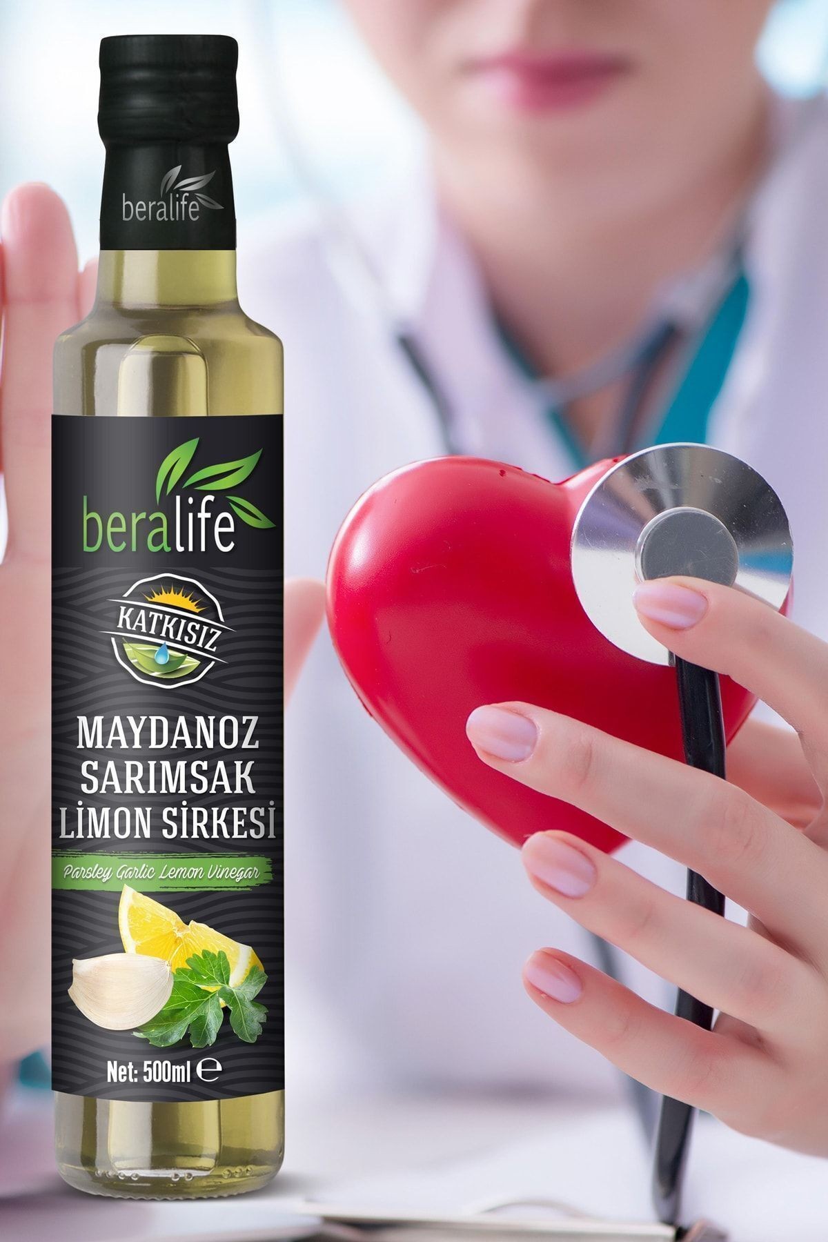 Maydanoz Sarımsak Limon Sirkesi - Maydanoz Sarımsak Limon Sirkesi 500 ml