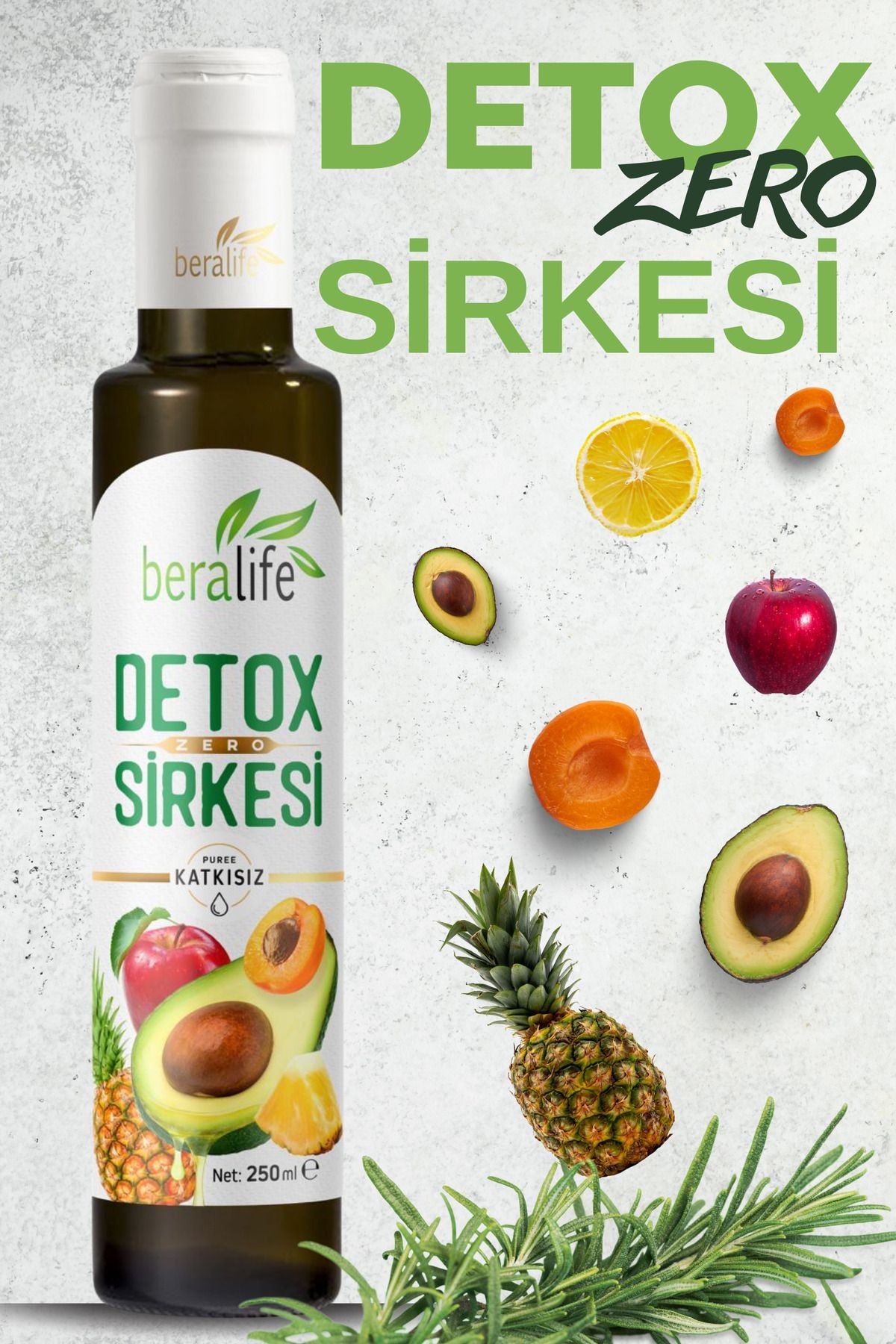 Beralife Detox Zero Sirkesi