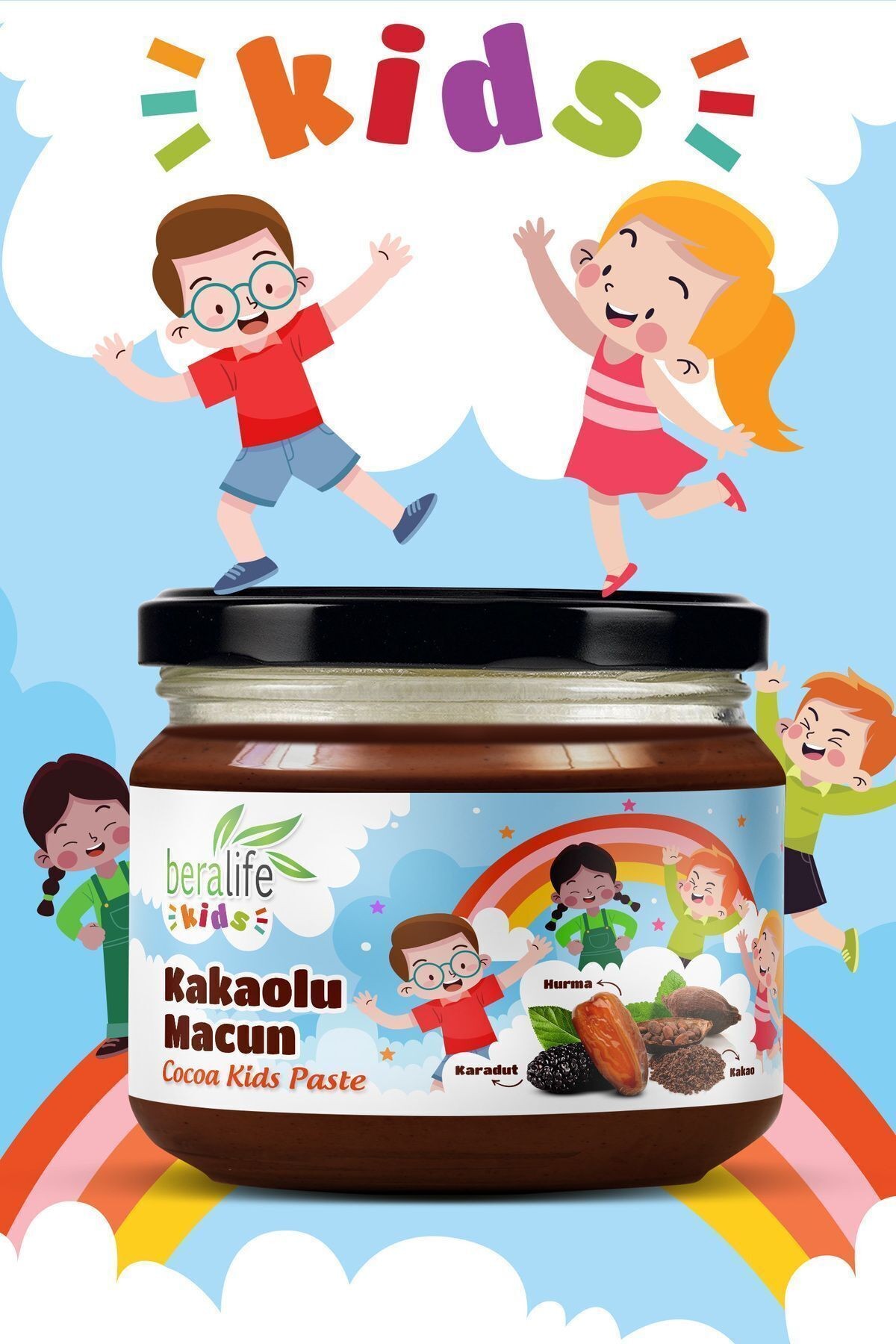 Kids Kakaolu Macun - Çocuklar Için Kakaolu Kids Macun 300gr
