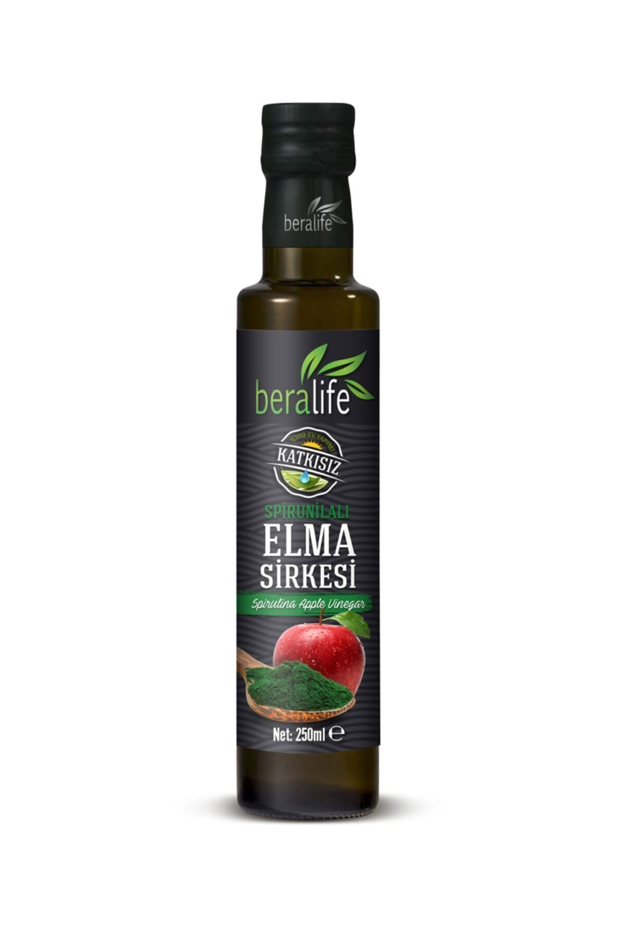 Spirulinalı Elma Sirkesi - 250 ml Spirulinalı Elma Sirkesi