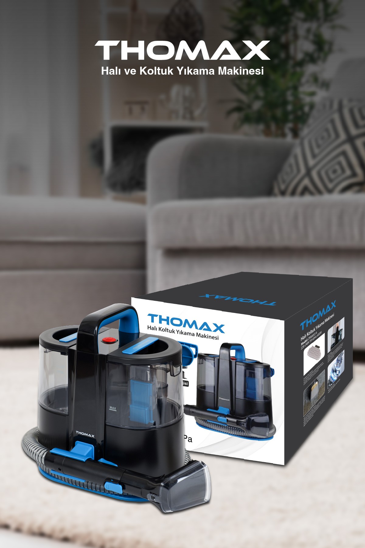 Thomax Koltuk Halı Yıkama Makinesi Ve Leke Çıkartma Makinesi