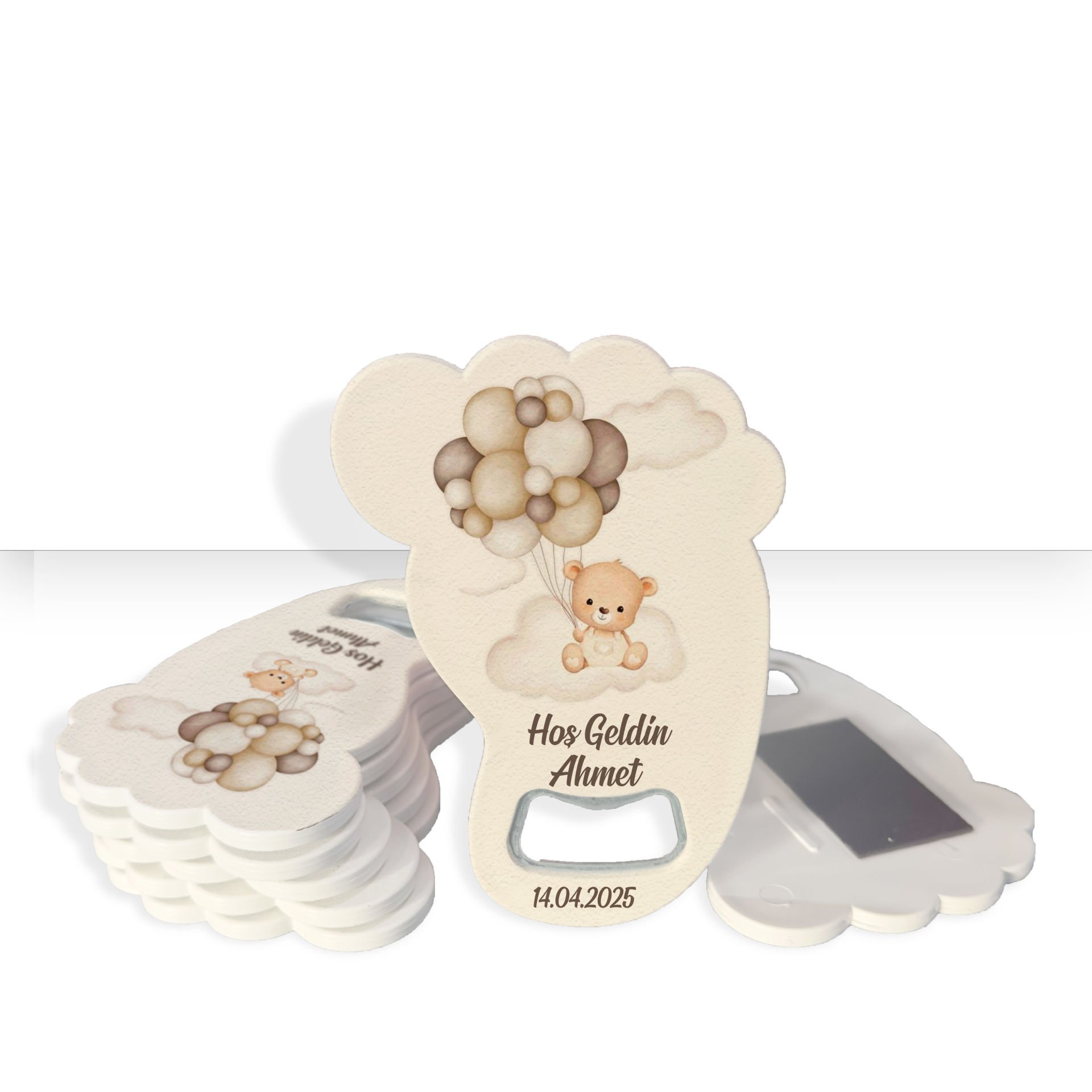 Bebek Ayağı Açacaklı Magnet Hediyelik
