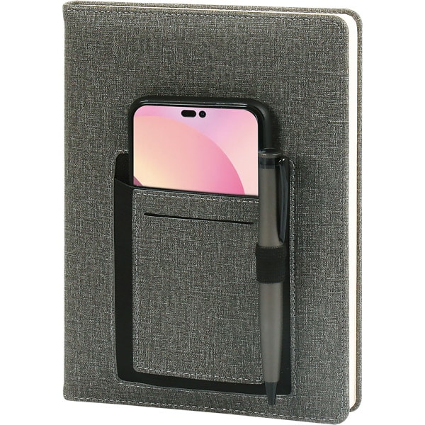 Telefon Cepli Tarihsiz Çizgili Defter