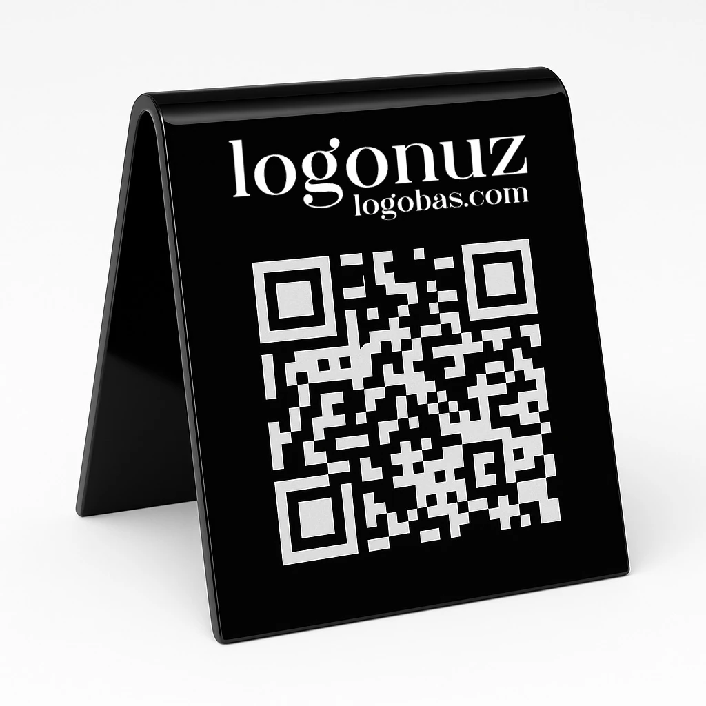 Bükümlü Pleksi QR Menü 