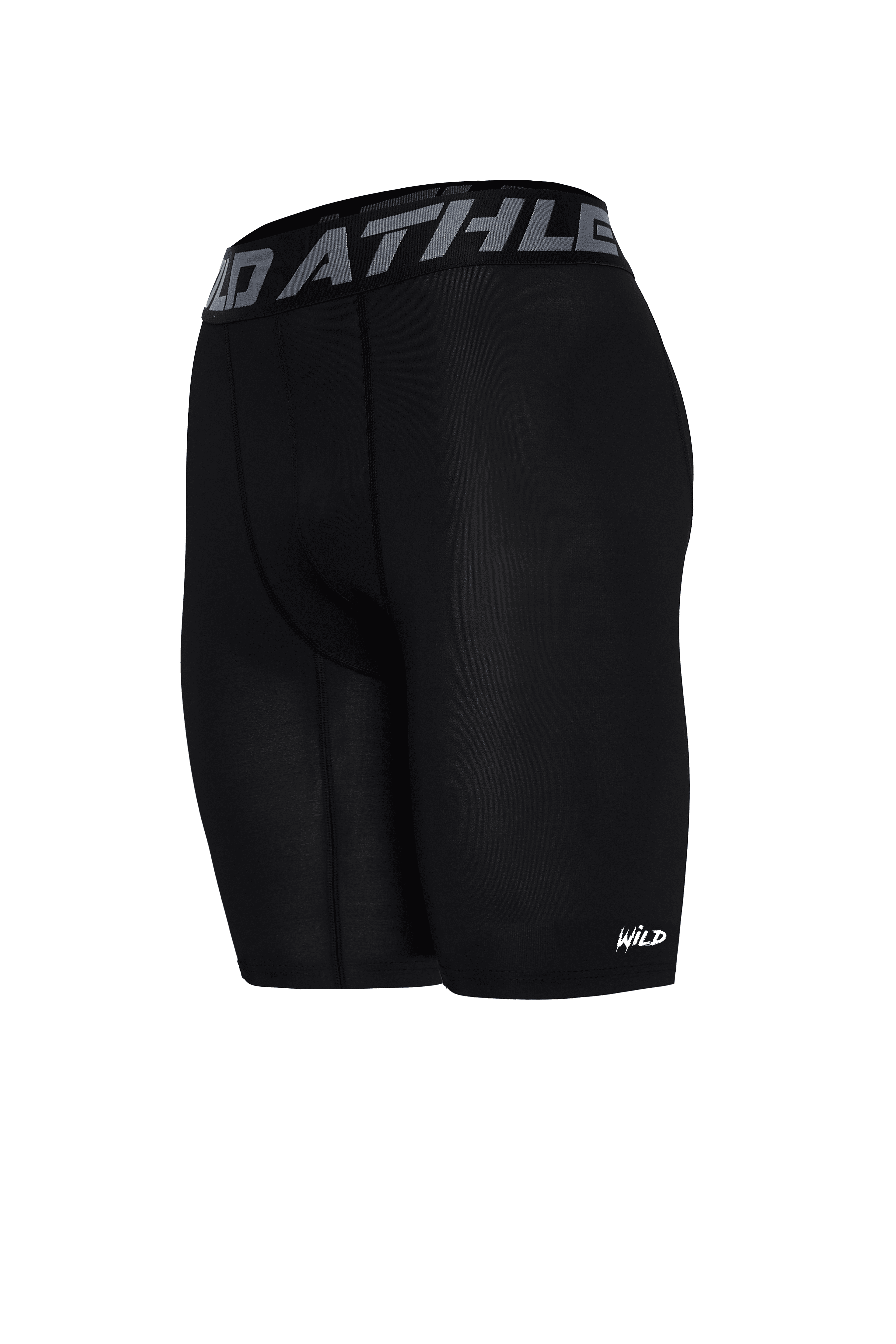 Wild Athletic Pro Spor Kısa Dizüstü Tayt - Siyah