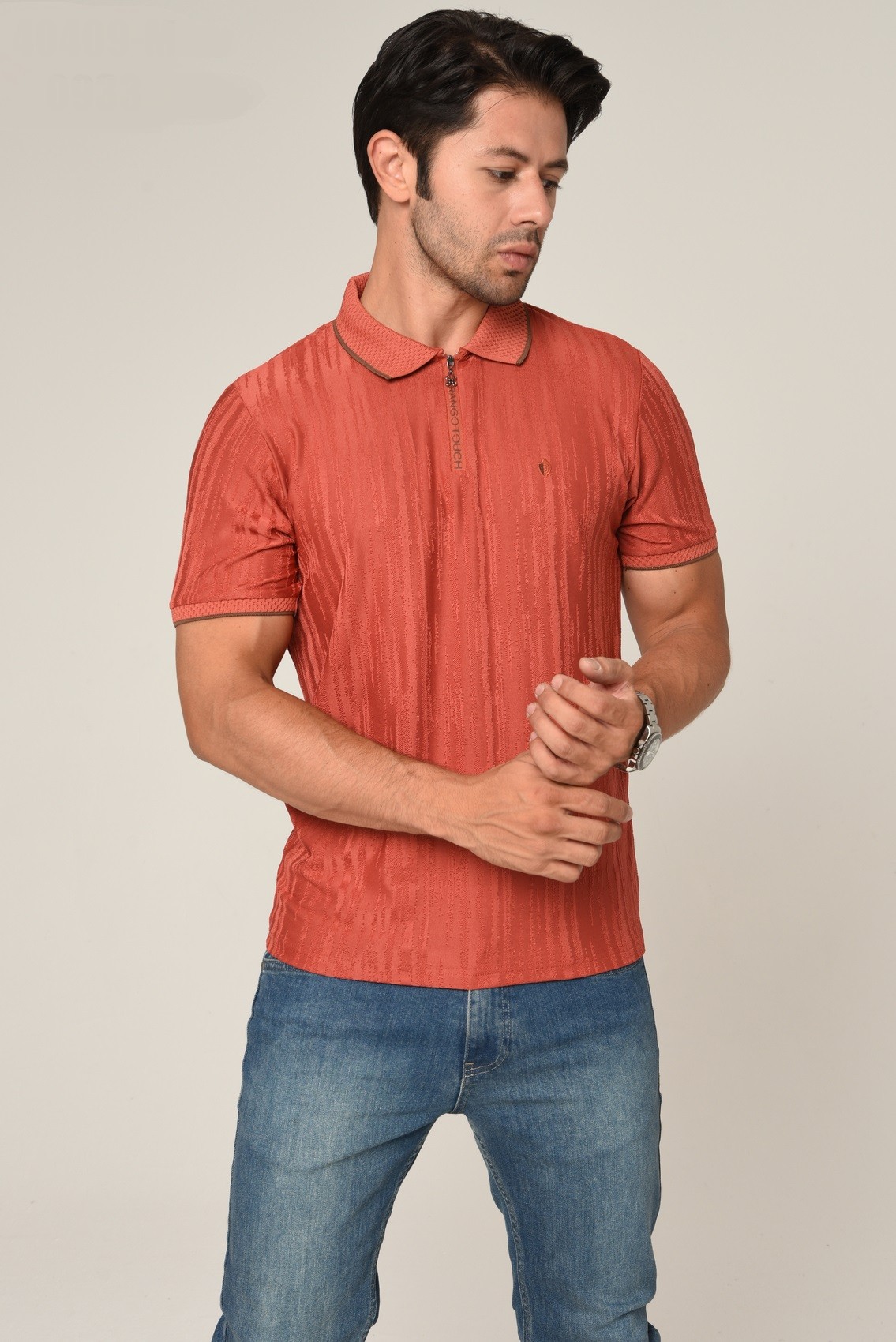 40409-M SLIM FIT POLO YAKA T-SHIRT