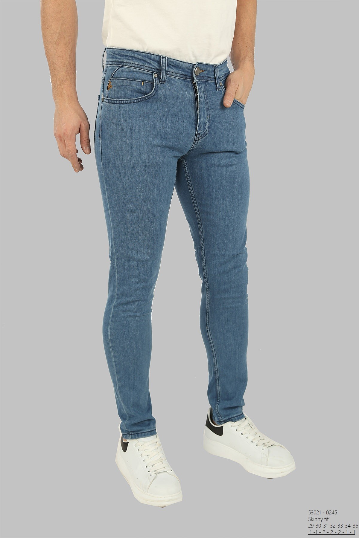 ERKEK LİKRALI SLIM FIT KOT / JEAN PANTOLON 53021