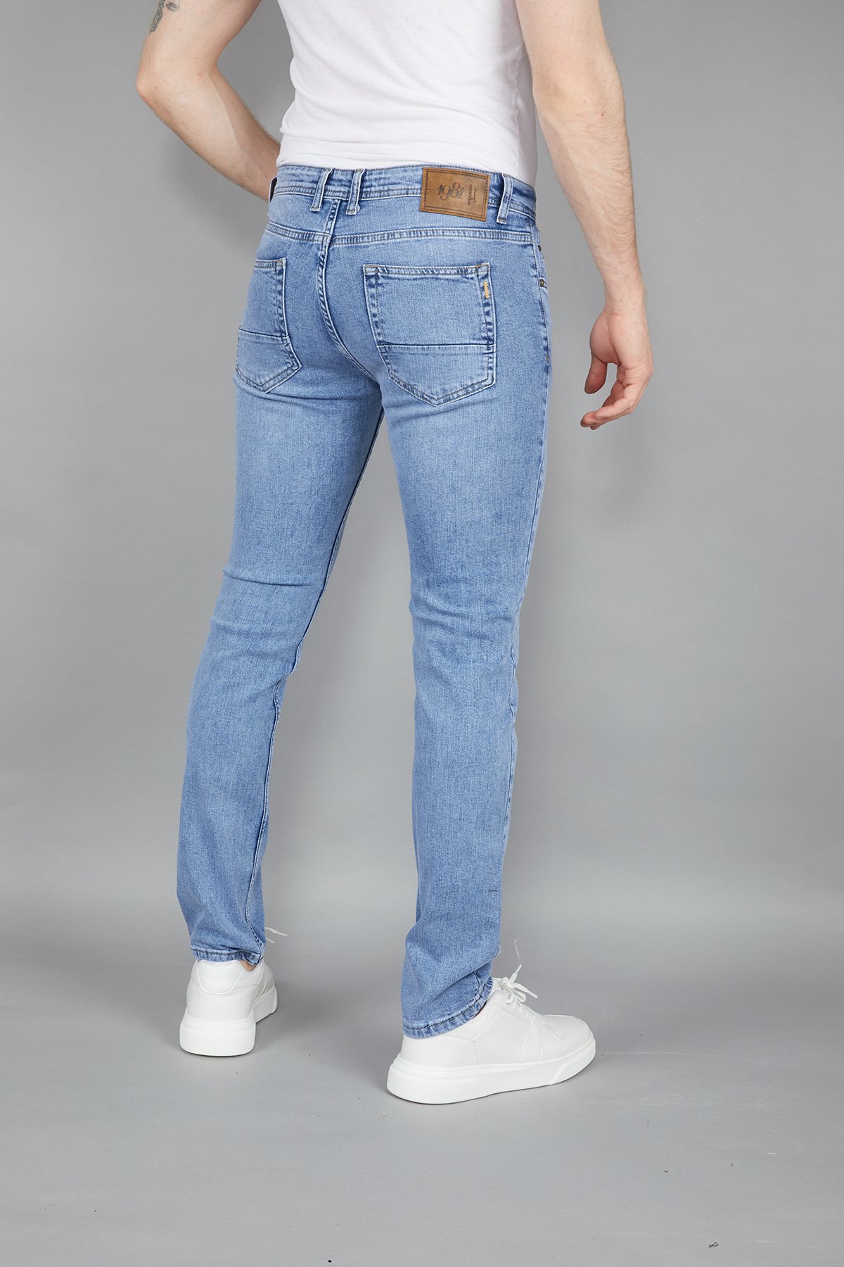 ERKEK LİKRALI SLIM FIT KOT / JEAN PANTOLON 53025 - LACİVERT