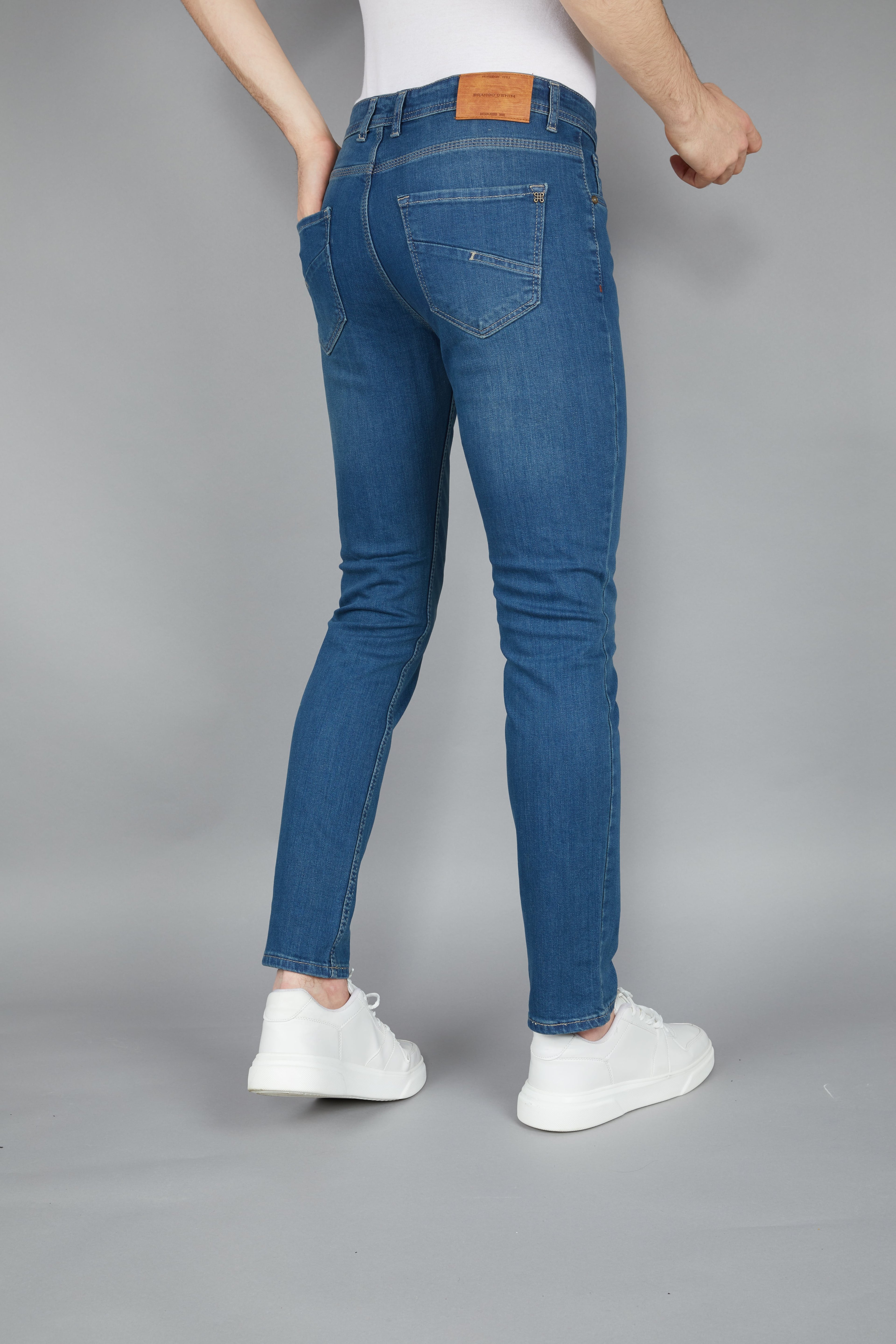 ERKEK LİKRALI SLIM TAPER JEAN / KOT PANTOLON 55279