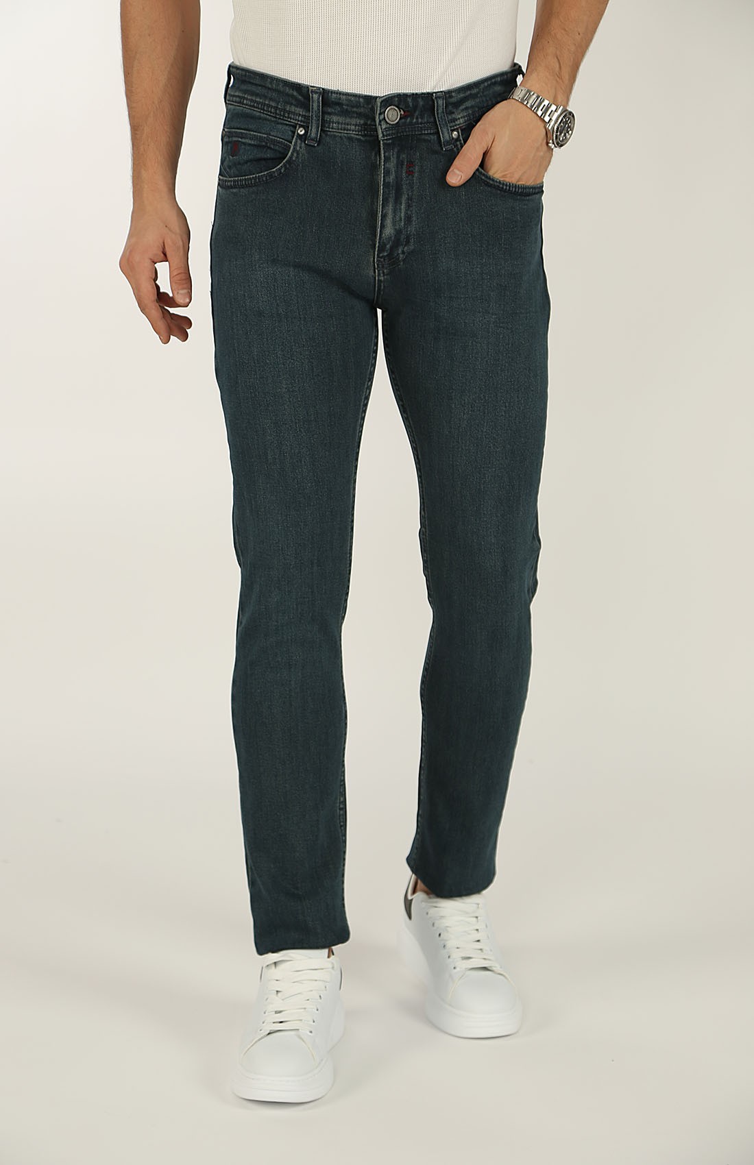 ERKEK LİKRALI SLIM TAPER JEAN / KOT PANTOLON 55303