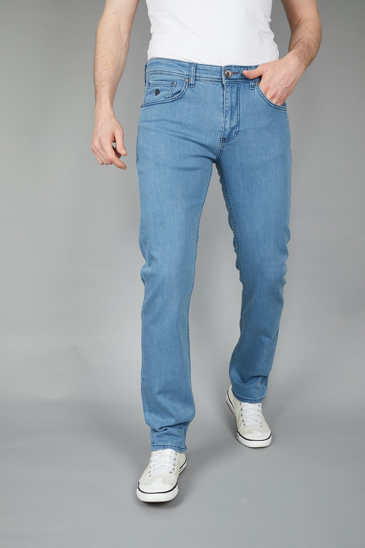 ERKEK LİKRALI SLIM TAPER JEAN / KOT PANTOLON 55269