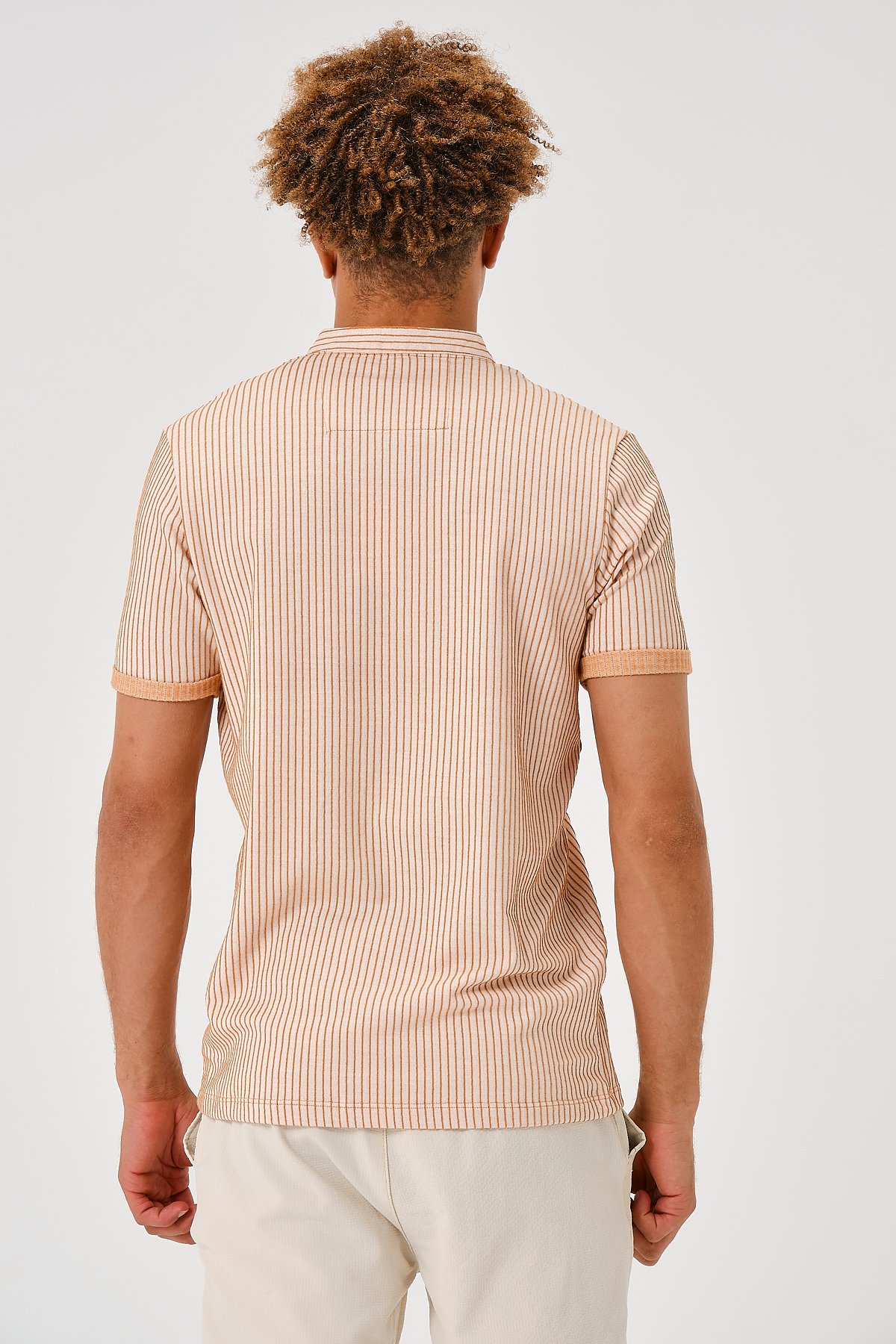 2301294703 SLIM FIT HAKİM YAKA T-SHIRT