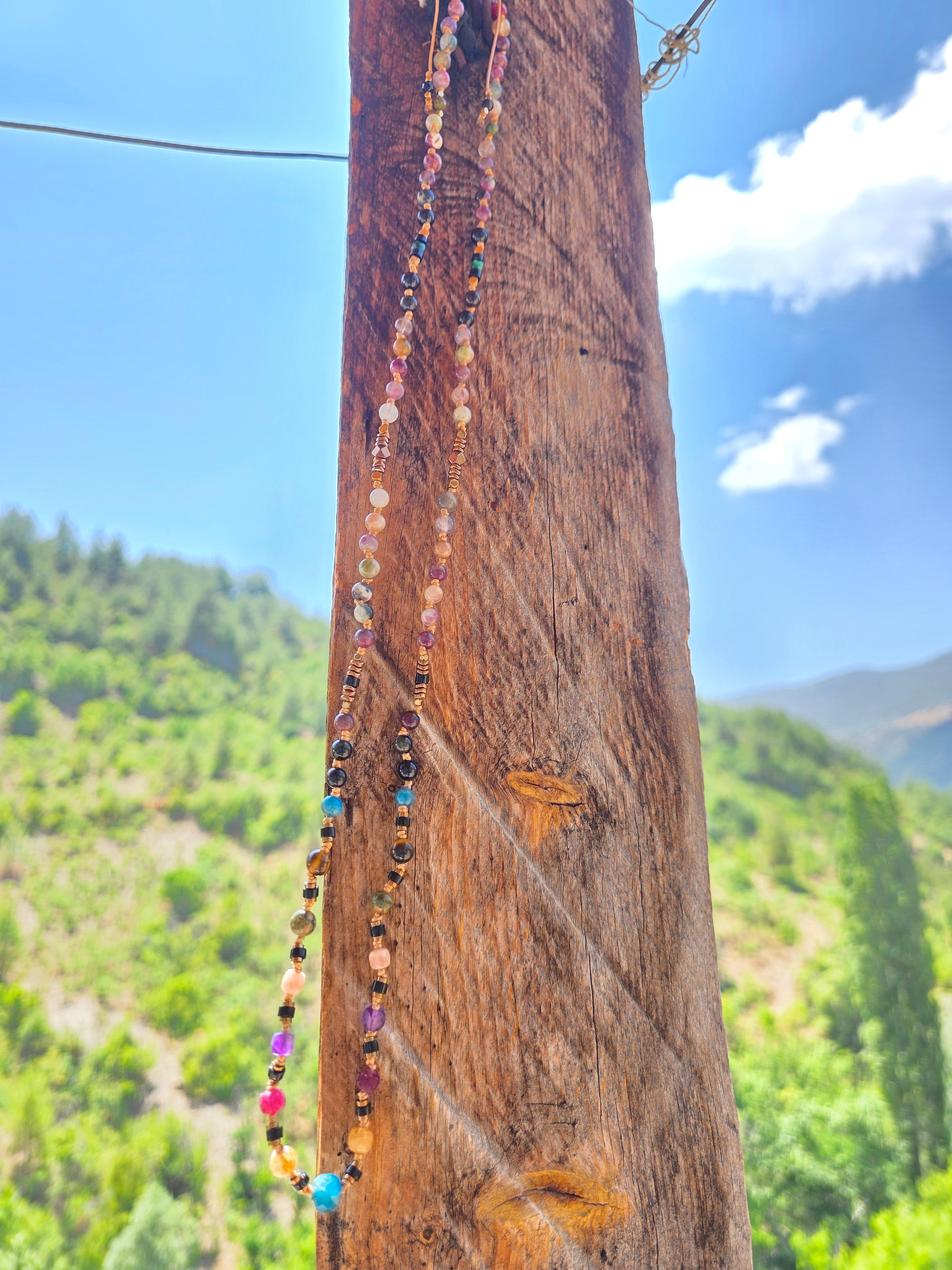 İncilike Holistik Mala Kolye ( Düğüm Kolye) 85 cm