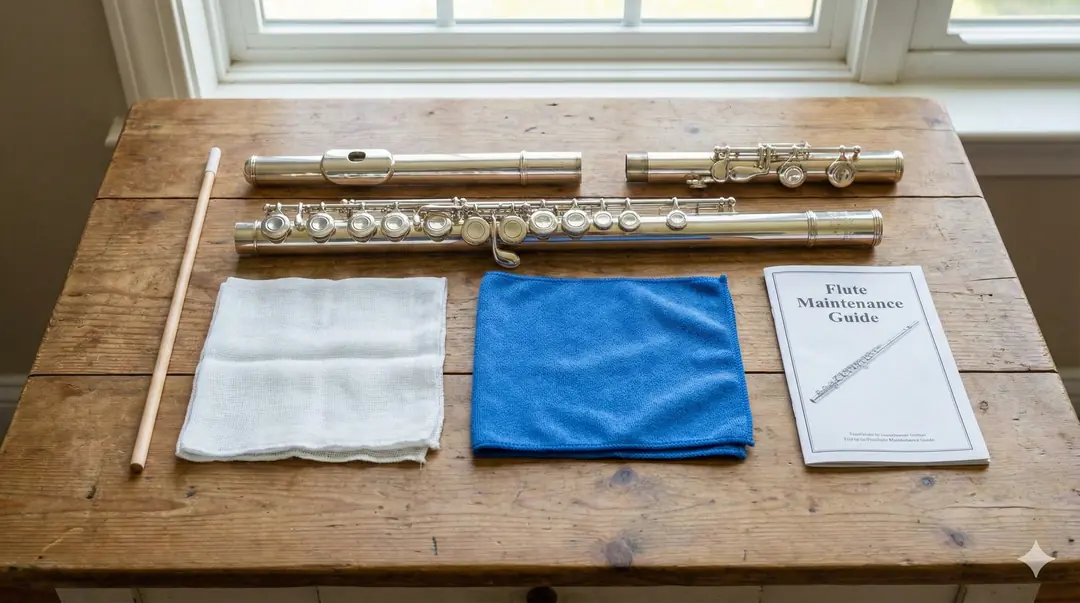 Yan Flüt Temizleme Bezleri ve Harbi