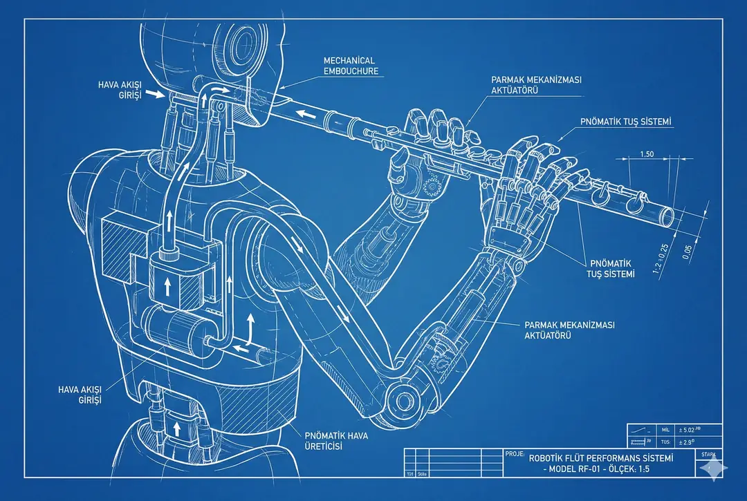 Robot Çalışma Şema İlk robot üretim tasarım deneme&nbsp;