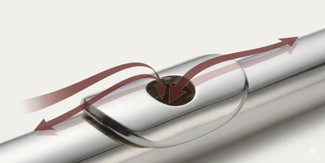 Ambişür; flütte sesin oluştuğu parçadır.