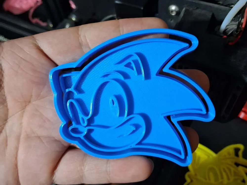 Sonic Kurabiye Kalıbı