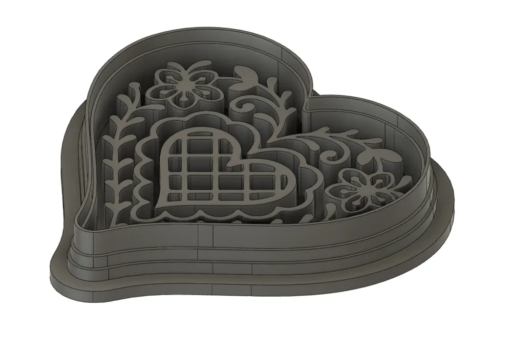 Kalp Kurabiye Kalıbı