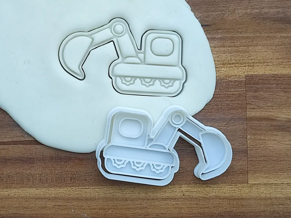 Ekskavatör Kurabiye Kalıbı