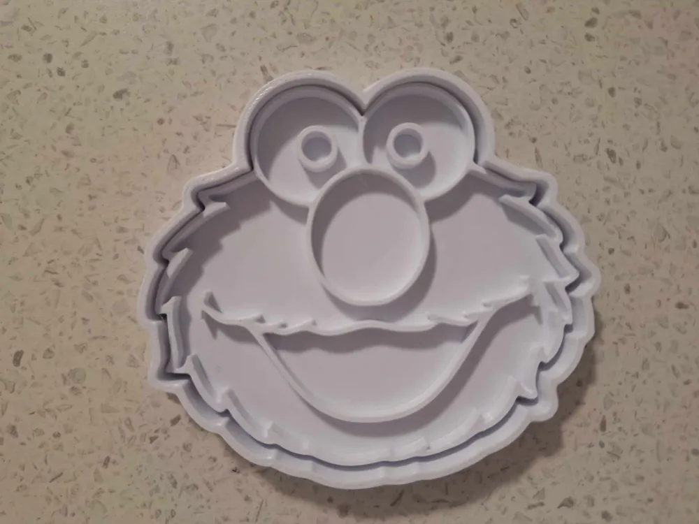 Elmo Kurabiye Canavarı Kurabiye Kalıbı