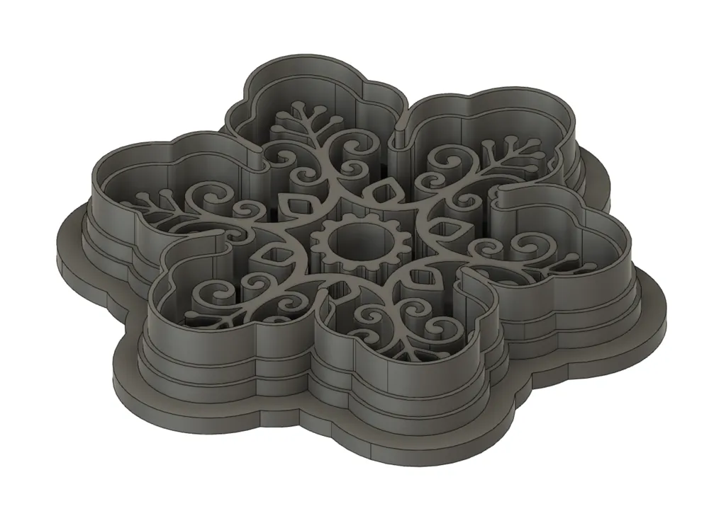 Kar Tanesi Kurabiye Kalıbı