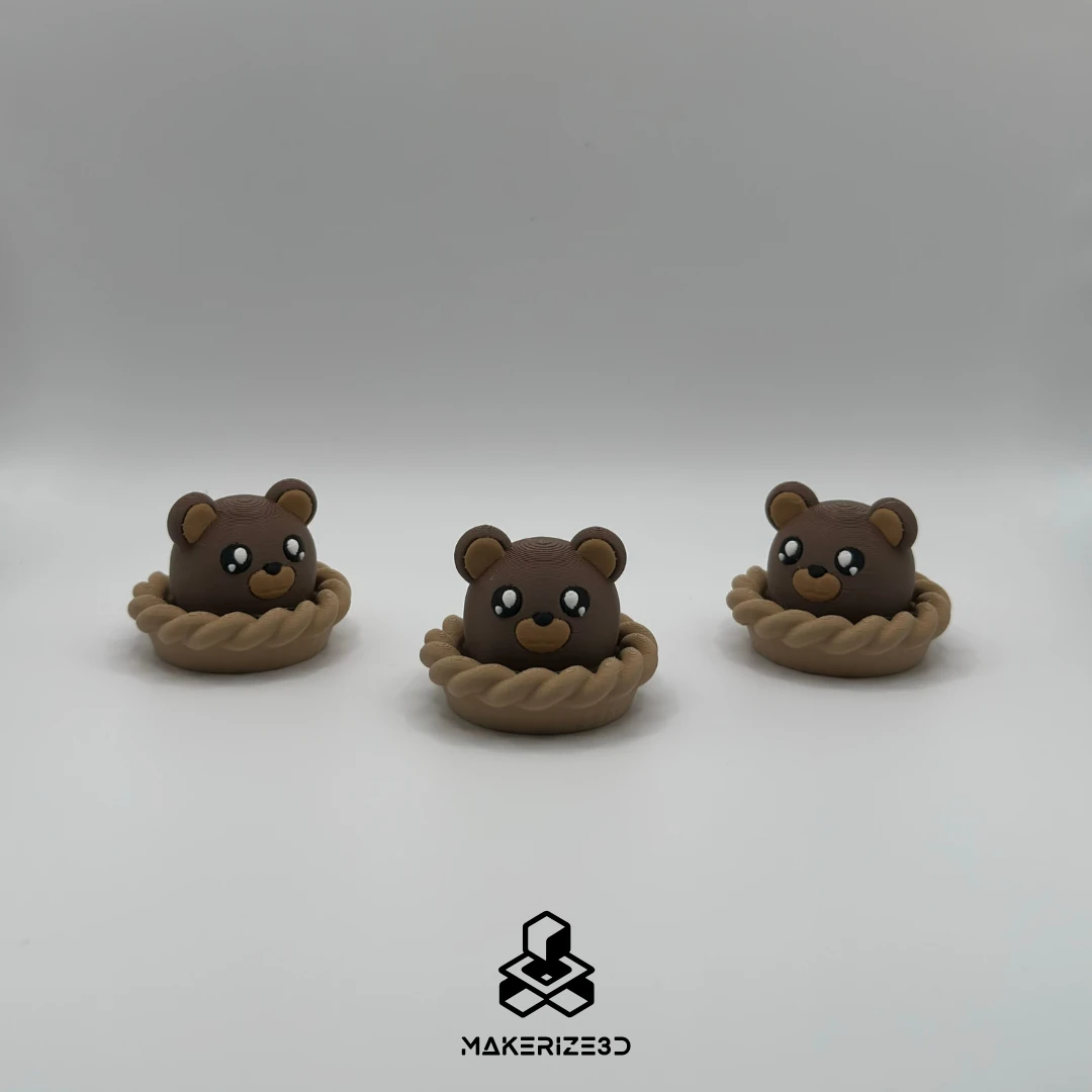 Sevimli Ayı Clicky Anahtarlık