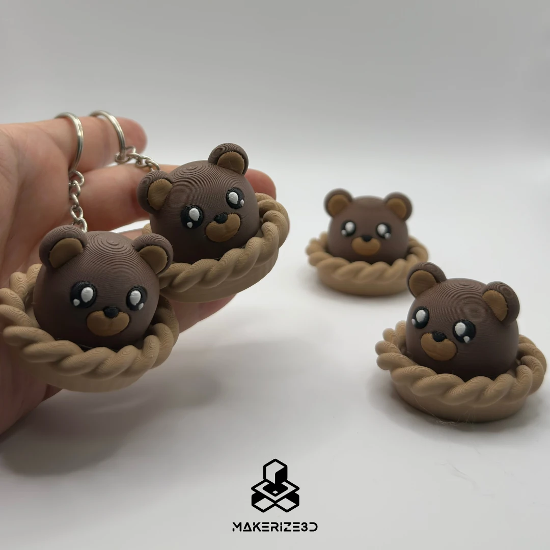 Sevimli Ayı Clicky Anahtarlık